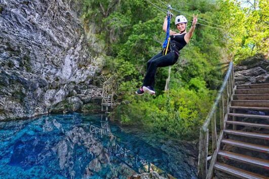 Zip Line   Hoyo Azul